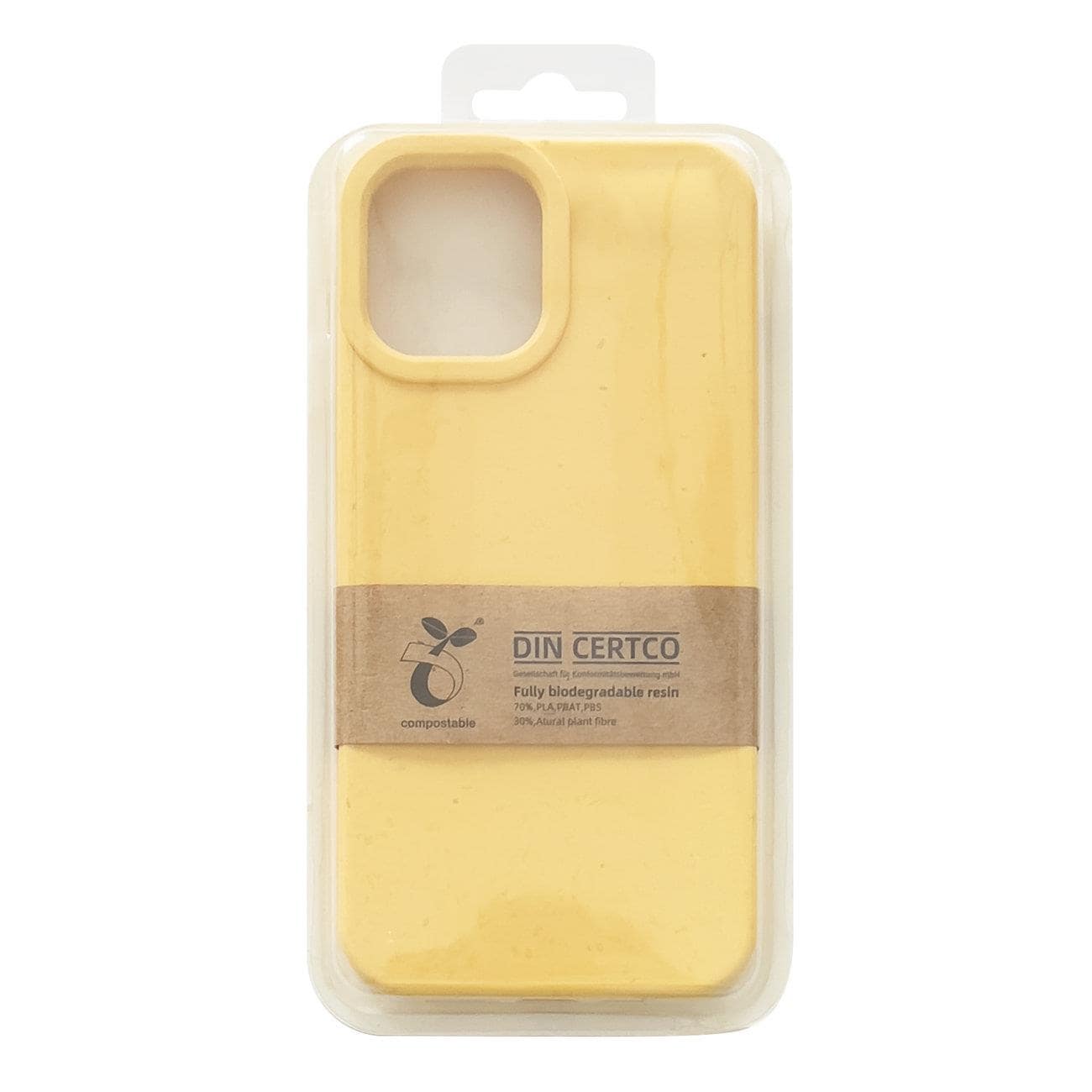 Eco Case Fodral för iPhone 11 Pro Max Silikonskydd Telefonskydd Gul