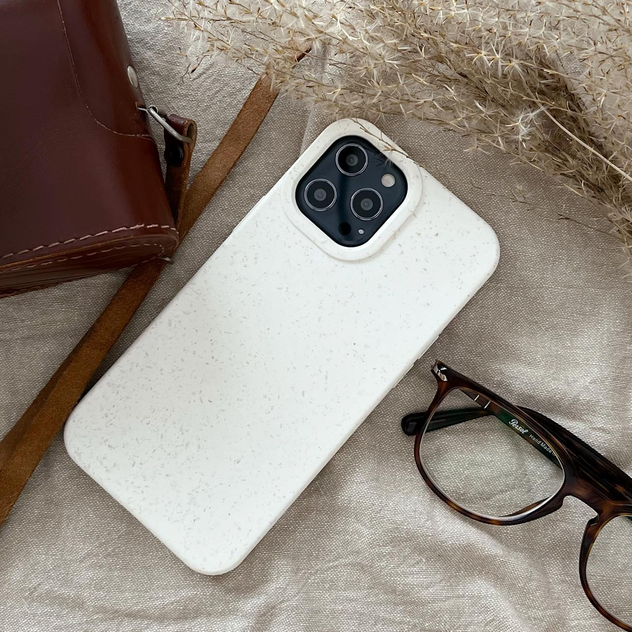 Eco Case Fodral för iPhone 12 Pro Max Silikonskydd Telefonskydd Gul