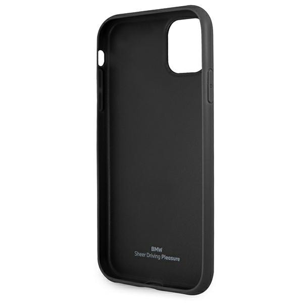 BMW Läderfodral Curve Perforate till iPhone 11 / Xr - Röd