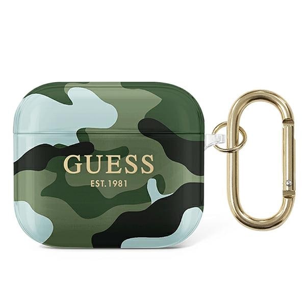 Guess GUA3UCAMA AirPods 3-skydd grön/khaki Camo Collection