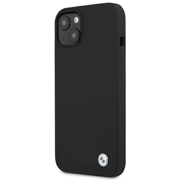 BMW Silikonfodral med signatur för iPhone 13 mini - Svart