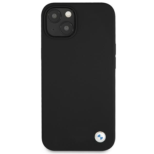 BMW Silikonfodral med signatur för iPhone 13 mini - Svart
