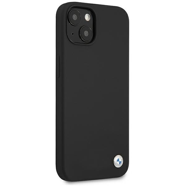 BMW Silikonfodral med signatur för iPhone 13 mini - Svart