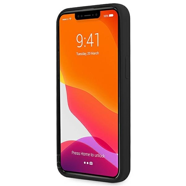 BMW Silikonfodral med signatur för iPhone 13 mini - Svart