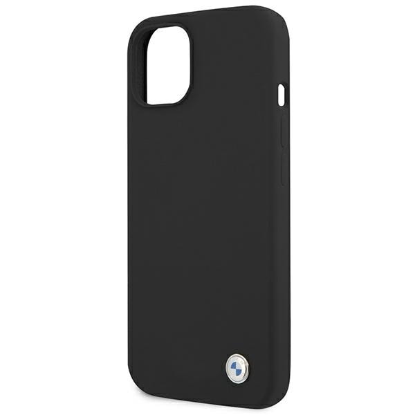 BMW Silikonfodral med signatur för iPhone 13 mini - Svart