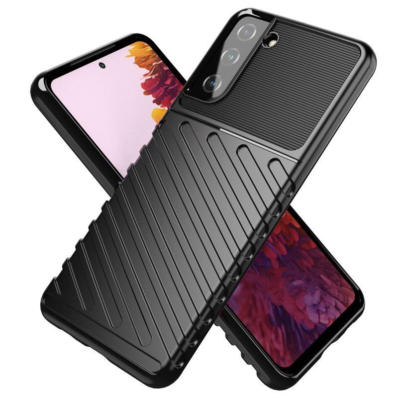 Thunder Case flexibelt pansarskydd för Samsung Galaxy S22 + (S22 Plus) blå