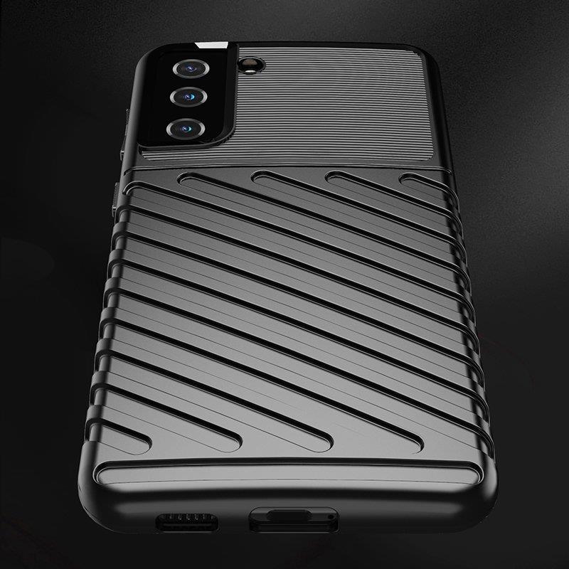Thunder Case flexibelt pansarskydd för Samsung Galaxy S22 + (S22 Plus) blå