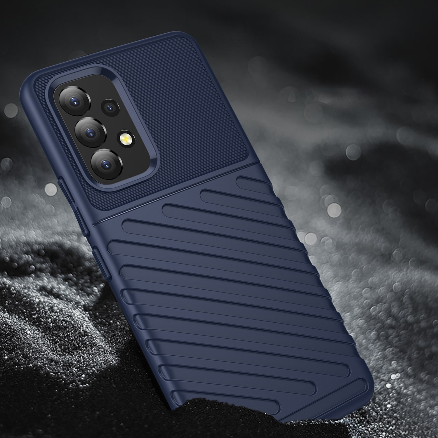 Thunder Case flexibelt pansarskydd för Samsung Galaxy A53 5G blå