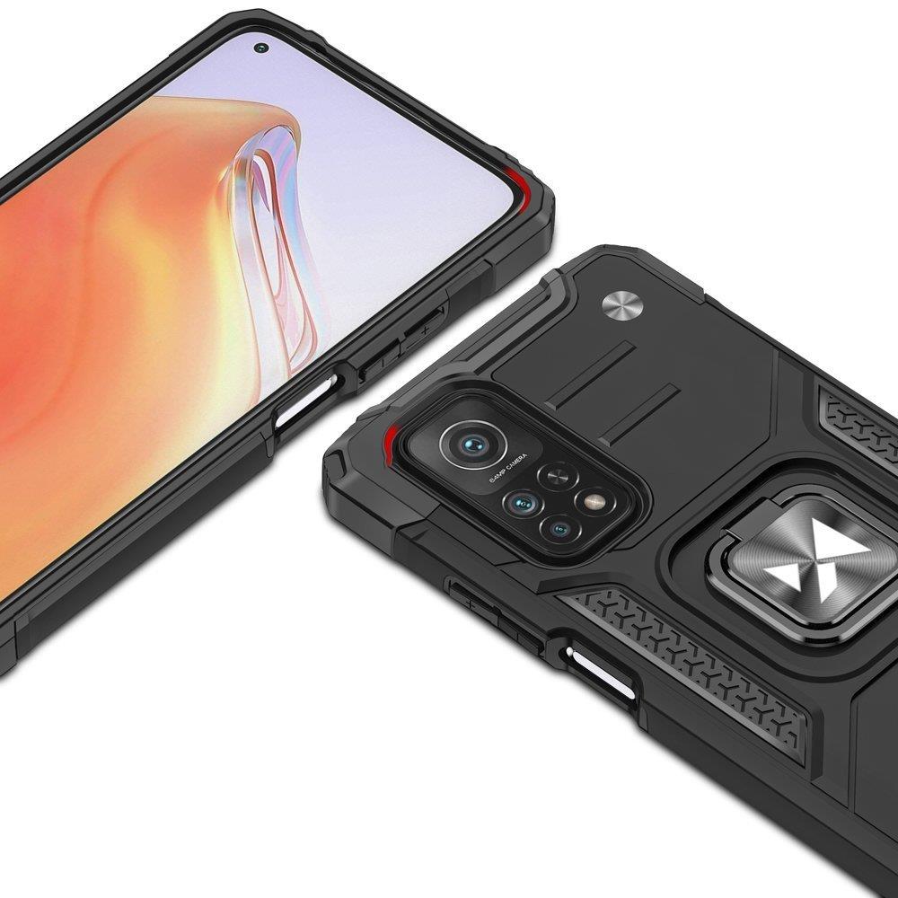 Wozinsky Ring Armor Tough Hybrid Case + Magnetic Mount for Mi Poco M4 Pro/Redmi Note 11/11T/11S 5G