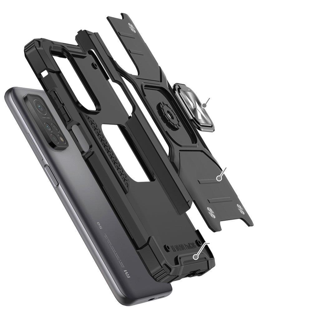 Wozinsky Ring Armor Tough Hybrid Case + Magnetic Mount for Mi Poco M4 Pro/Redmi Note 11/11T/11S 5G