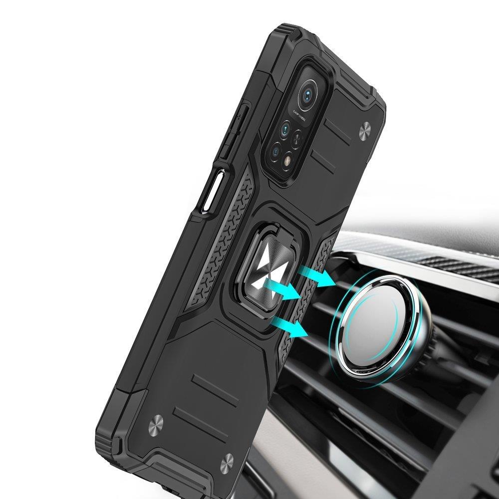 Wozinsky Ring Armor Tough Hybrid Case + Magnetic Mount for Mi Poco M4 Pro/Redmi Note 11/11T/11S 5G