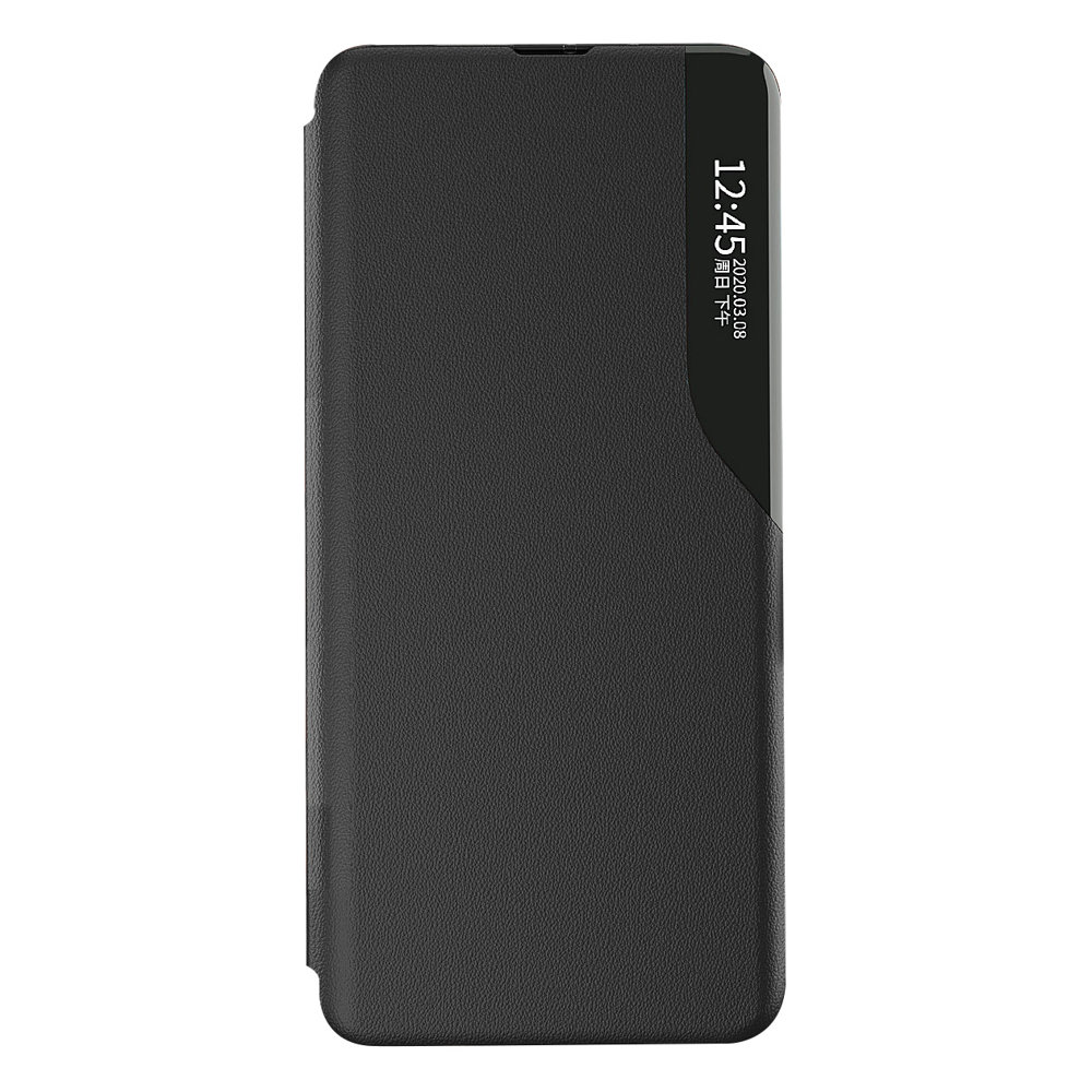 Eco Leather View Case etui med flip cover og stativfunktion til Xiaomi Redmi Note 11 Pro+ 5G rød