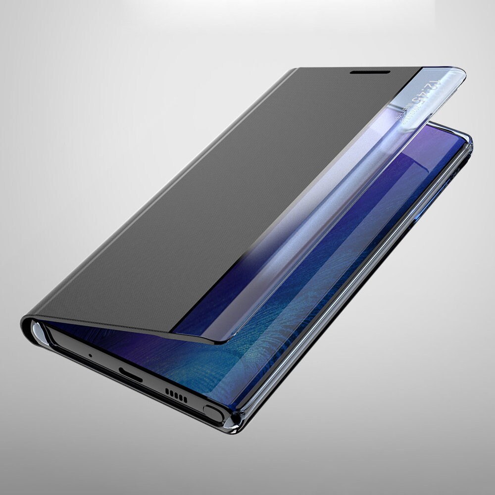 Nyt Sleep Case-cover med standerfunktion til Samsung Galaxy A03s (166.5) sort