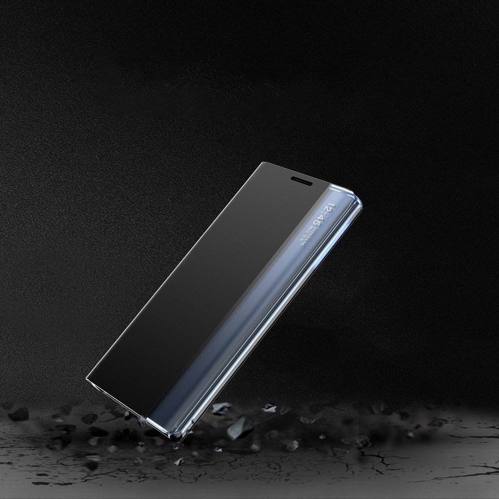 Nyt Sleep Case-cover med flipfunktion til stativet til Poco M4 Pro 5G sort