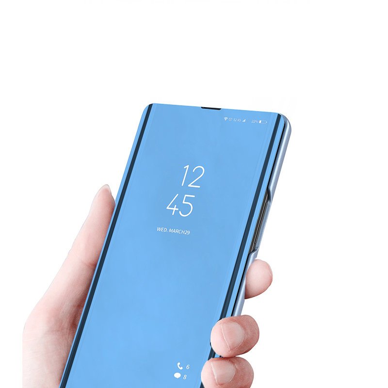 Clear View Case blå Poco M4 Pro 5G flip cover