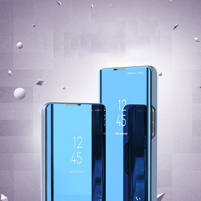 Clear View Case flip cover til Samsung Galaxy A03s (166.5) blå