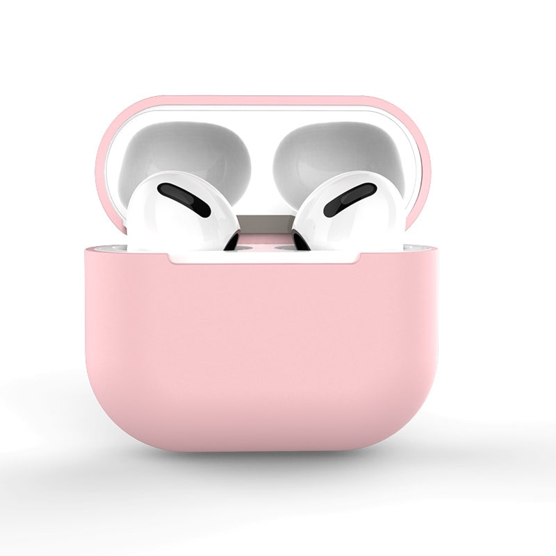 AirPods Pro Fodral Silikon Mjukt hörlursskydd Rosa (Fodral C)