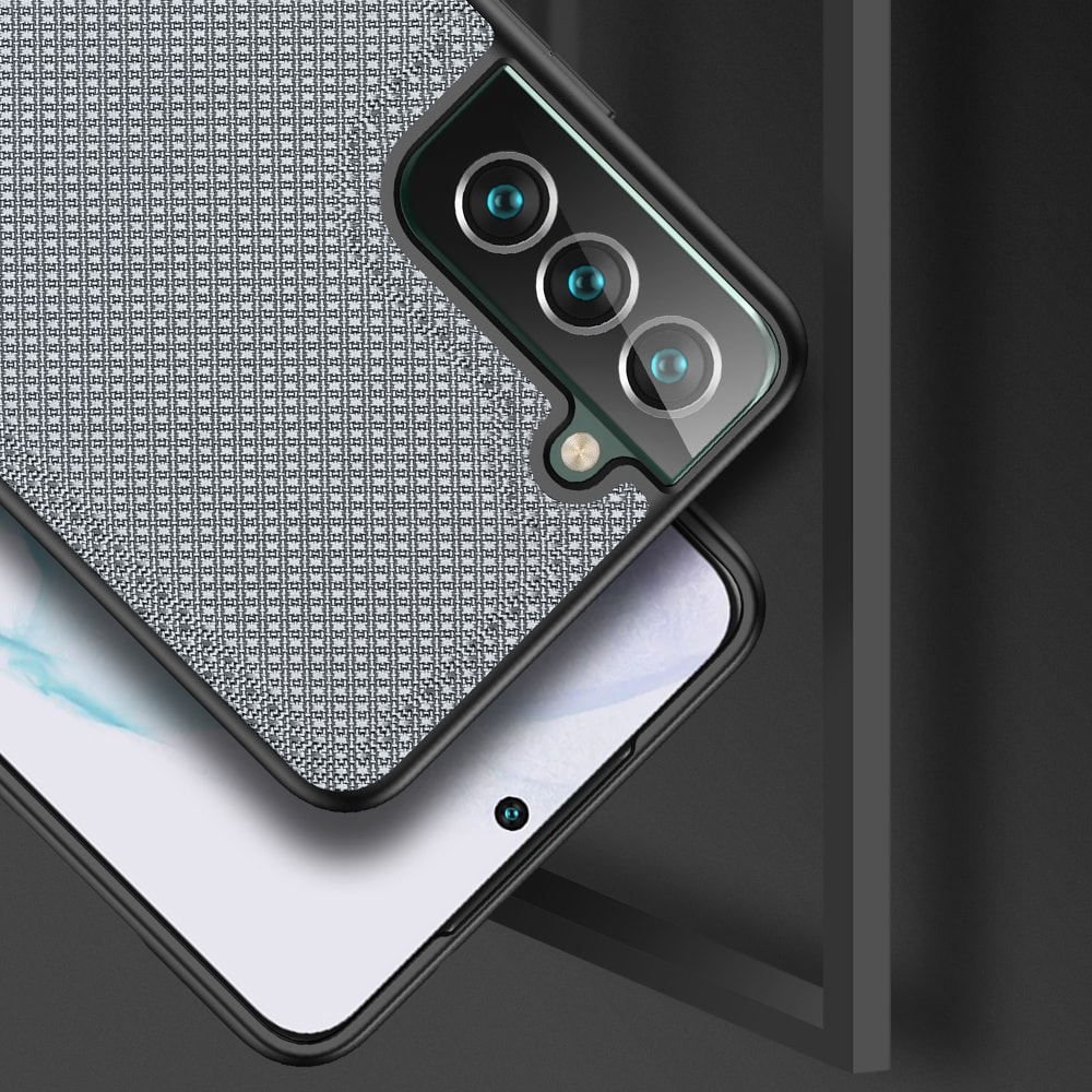 Dux Ducis Fino etui er lavet af nylonmateriale til Samsung Galaxy S22 + (S22 Plus) blå