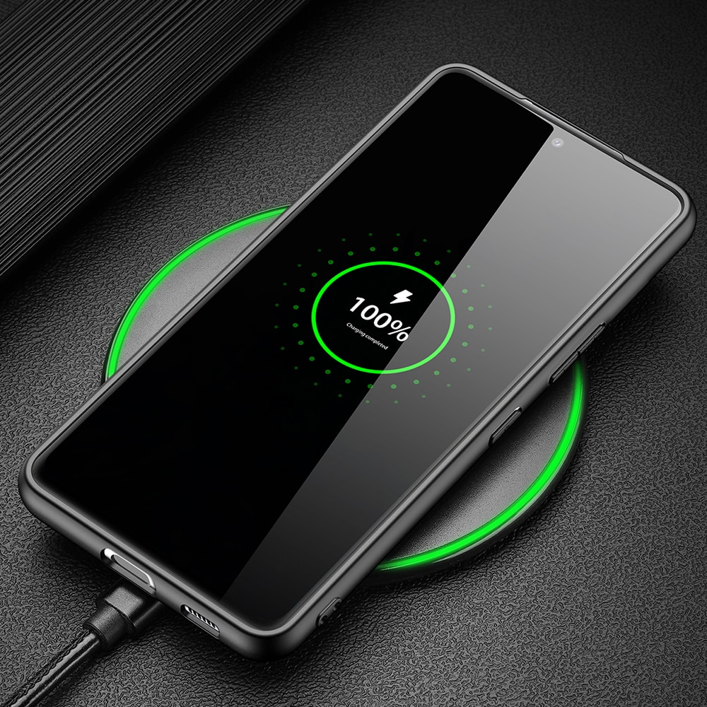 Dux Ducis Fino etui er lavet af nylonmateriale til Samsung Galaxy S22 + (S22 Plus) blå
