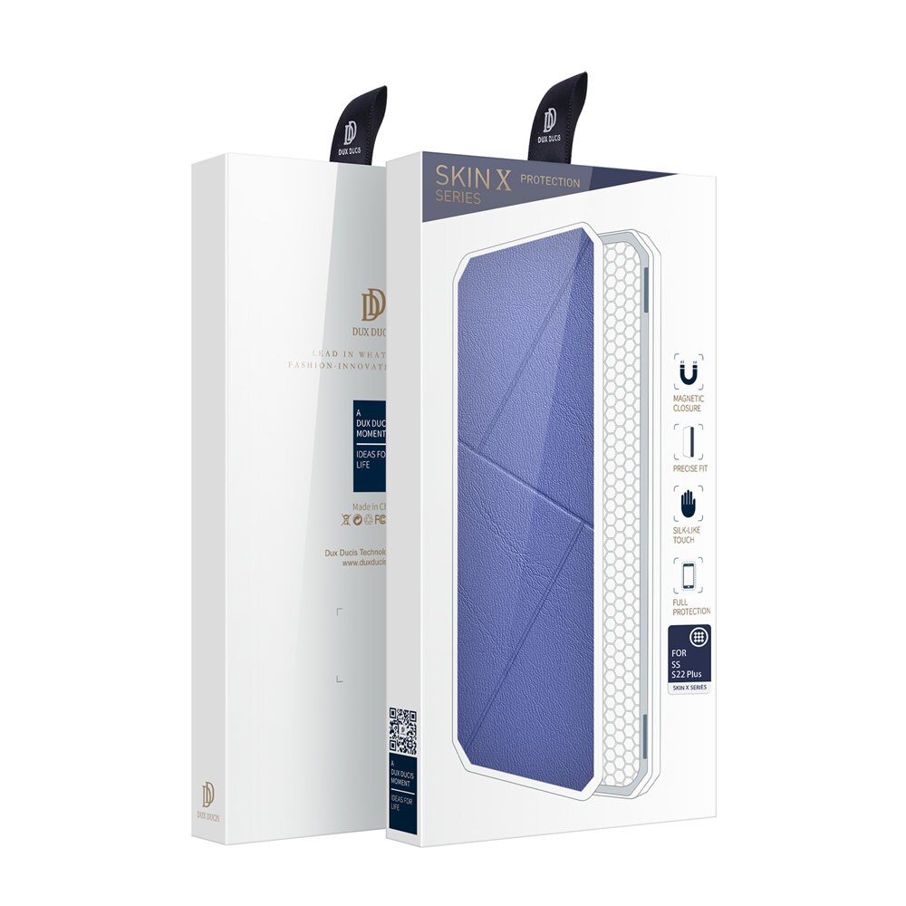 DUX DUCIS Skin X Holster Cover til Samsung Galaxy S22 + (S22 Plus) blå