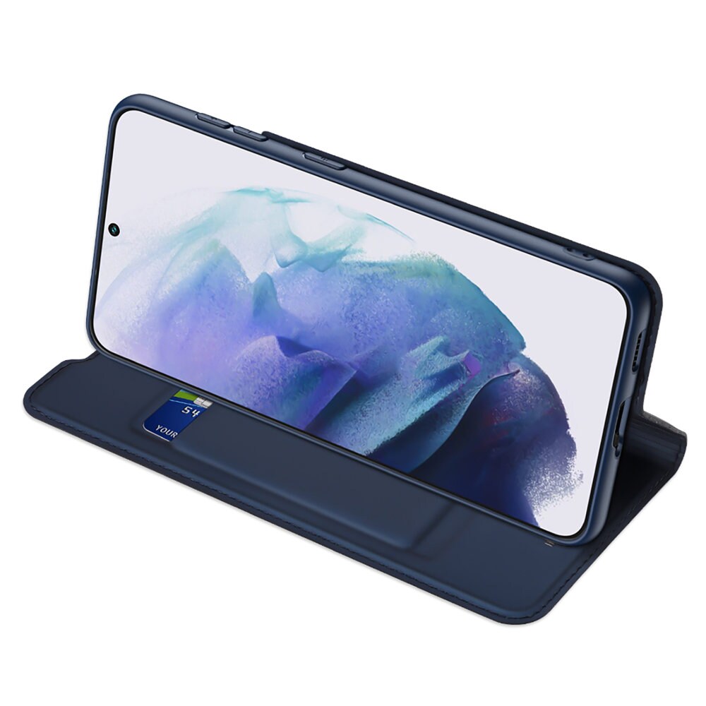 Dux Ducis Skin Pro Holster Cover Flip Cover til Samsung Galaxy S22 + (S22 Plus) blå