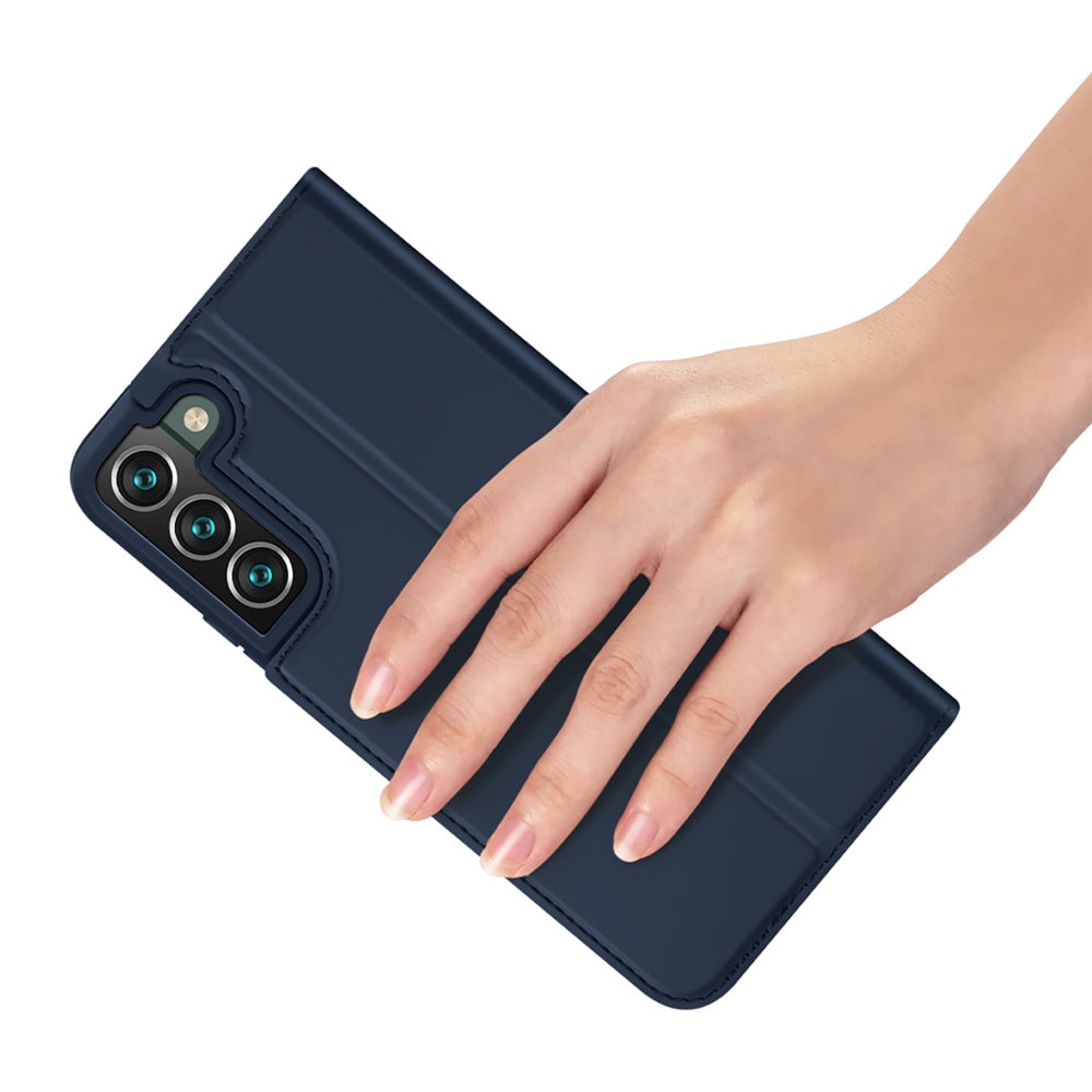 Dux Ducis Skin Pro Holster Cover Flip Cover til Samsung Galaxy S22 + (S22 Plus) blå