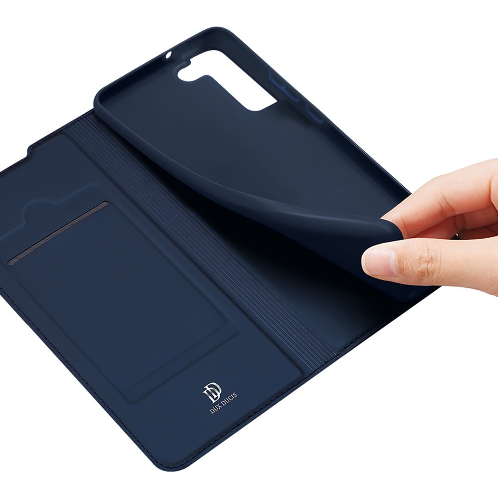 Dux Ducis Skin Pro Holster Cover Flip Cover til Samsung Galaxy S22 + (S22 Plus) blå