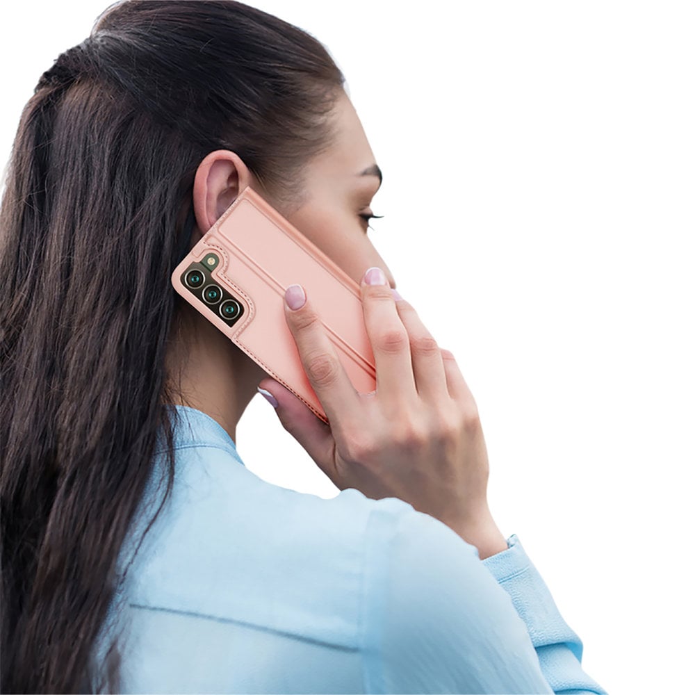 Dux Ducis Skin Pro Holster Cover til Samsung Galaxy S22 + (S22 Plus) pink
