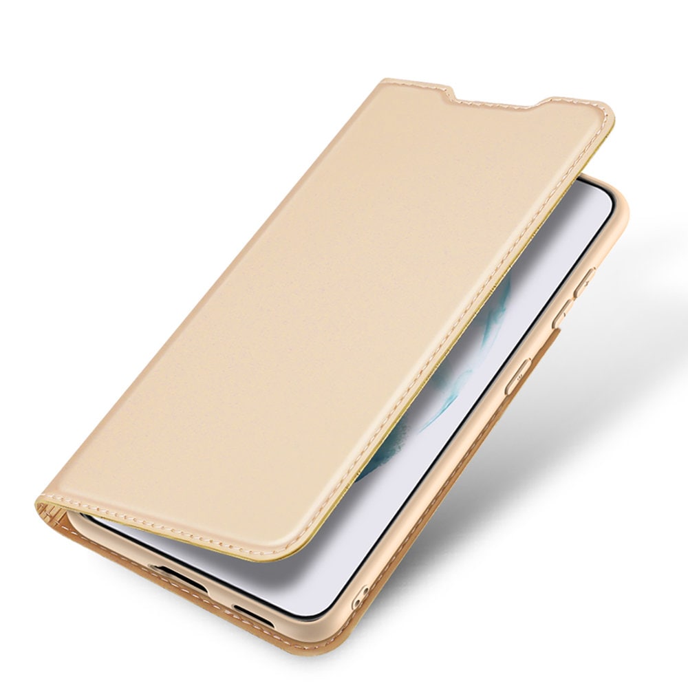 Dux Ducis Skin Pro Holster Cover Flip Cover til Samsung Galaxy S22 + (S22 Plus) guld