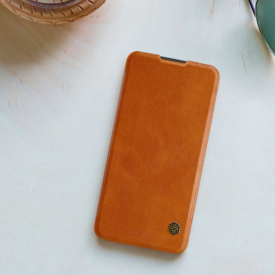 Nillkin Qin Flip Case til Xiaomi Redmi Note 11T/11S/11 5G & Poco M4 Pro 5G - Sort