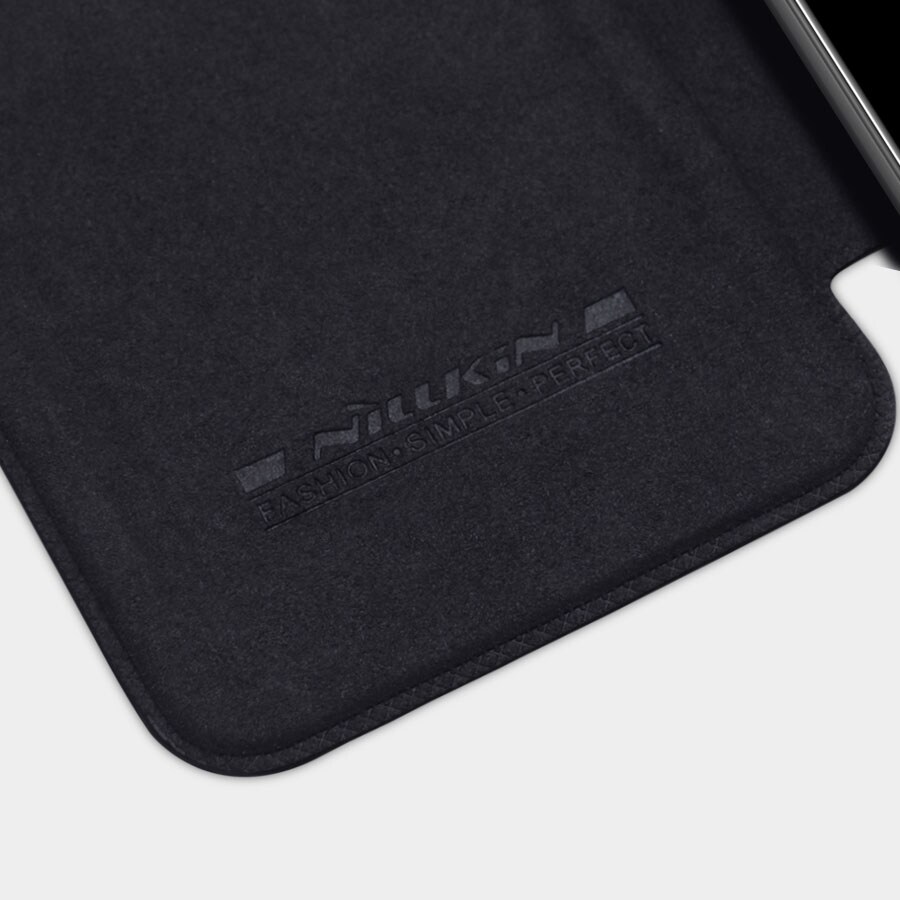 Nillkin Qin Flip Case til Xiaomi Redmi Note 11T/11S/11 5G & Poco M4 Pro 5G - Sort