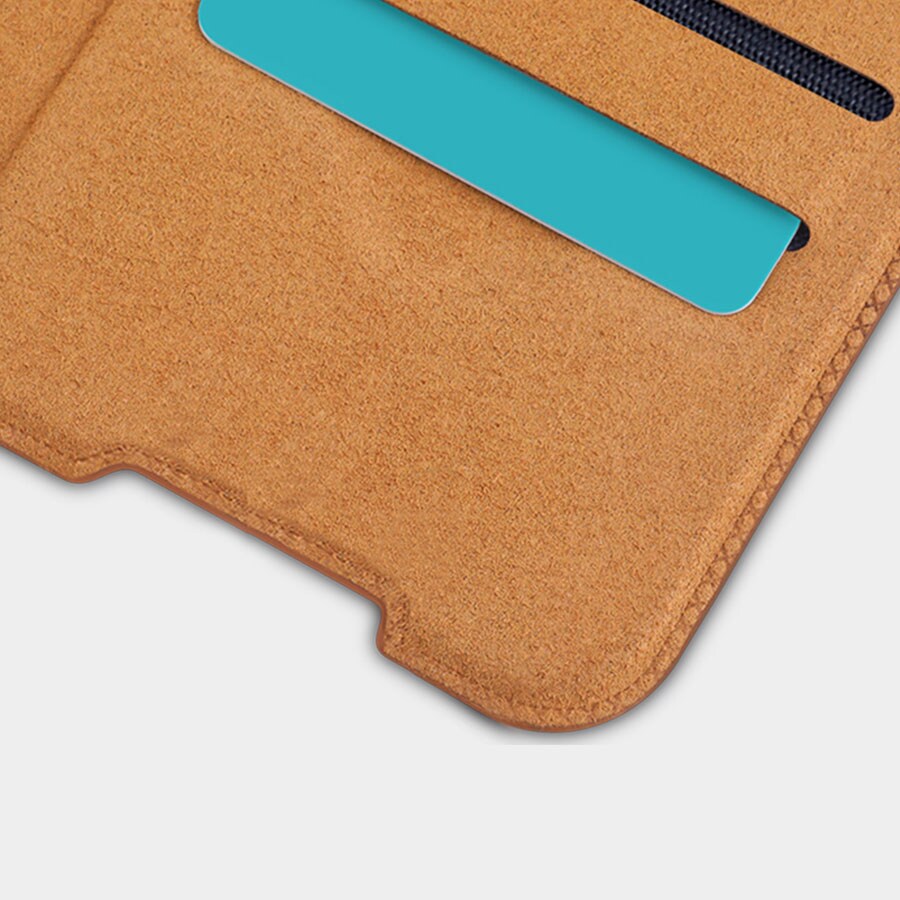 Nillkin Qin Flip Case til Xiaomi Redmi Note 11T/11S/11 5G & Poco M4 Pro 5G - Sort