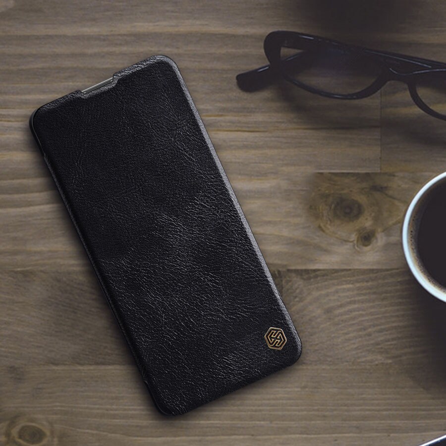 Nillkin Qin Case for Xiaomi Redmi Note 11 Pro+/Pro, Mi11i HyperCharge - Black Flip Holster Cover