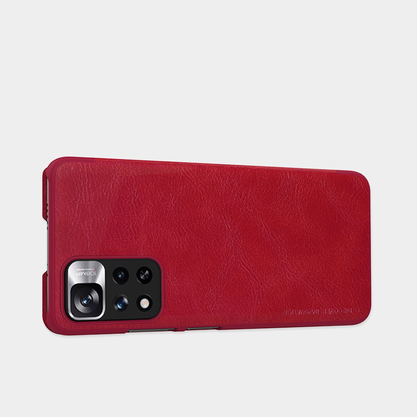 Nillkin Qin Case for Xiaomi Redmi Note 11 Pro+/Pro, Mi11i HyperCharge - Black Flip Holster Cover