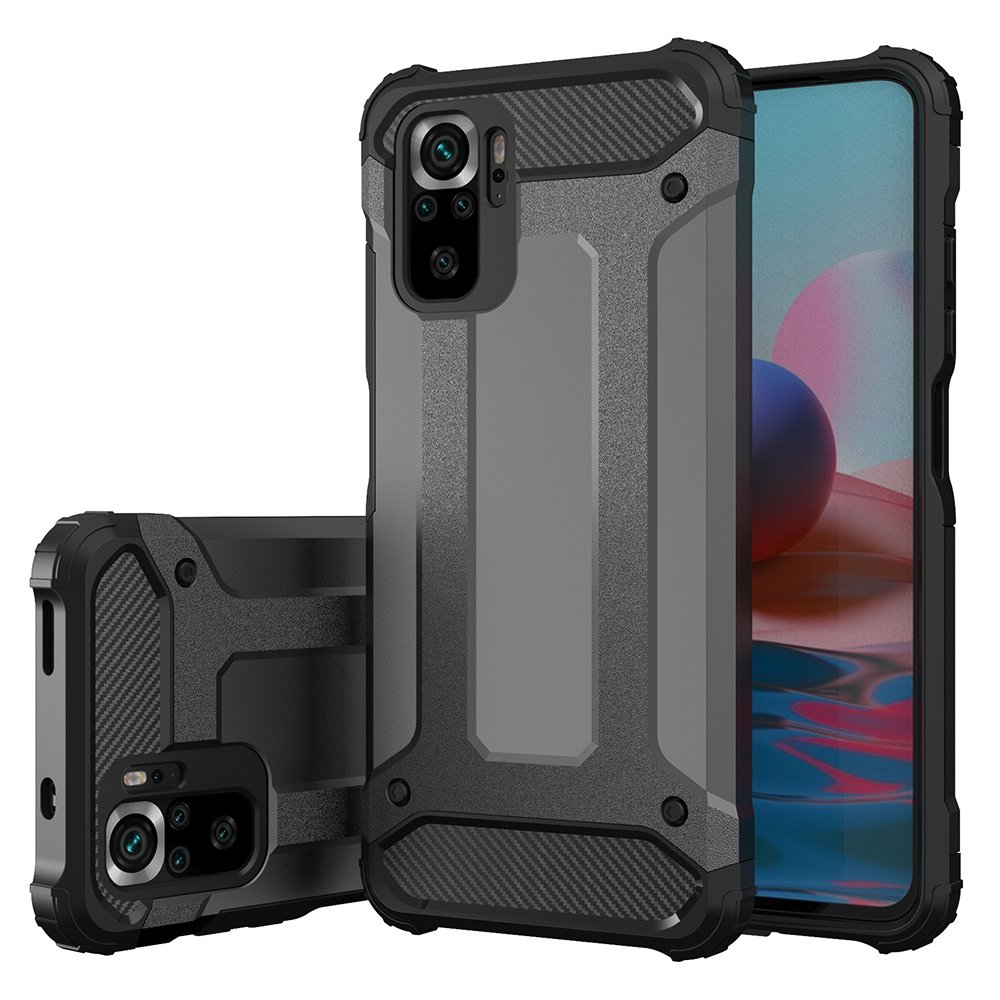 Hybrid Armor Case Tufft robust skydd för Xiaomi Poco M4 Pro 5G svart