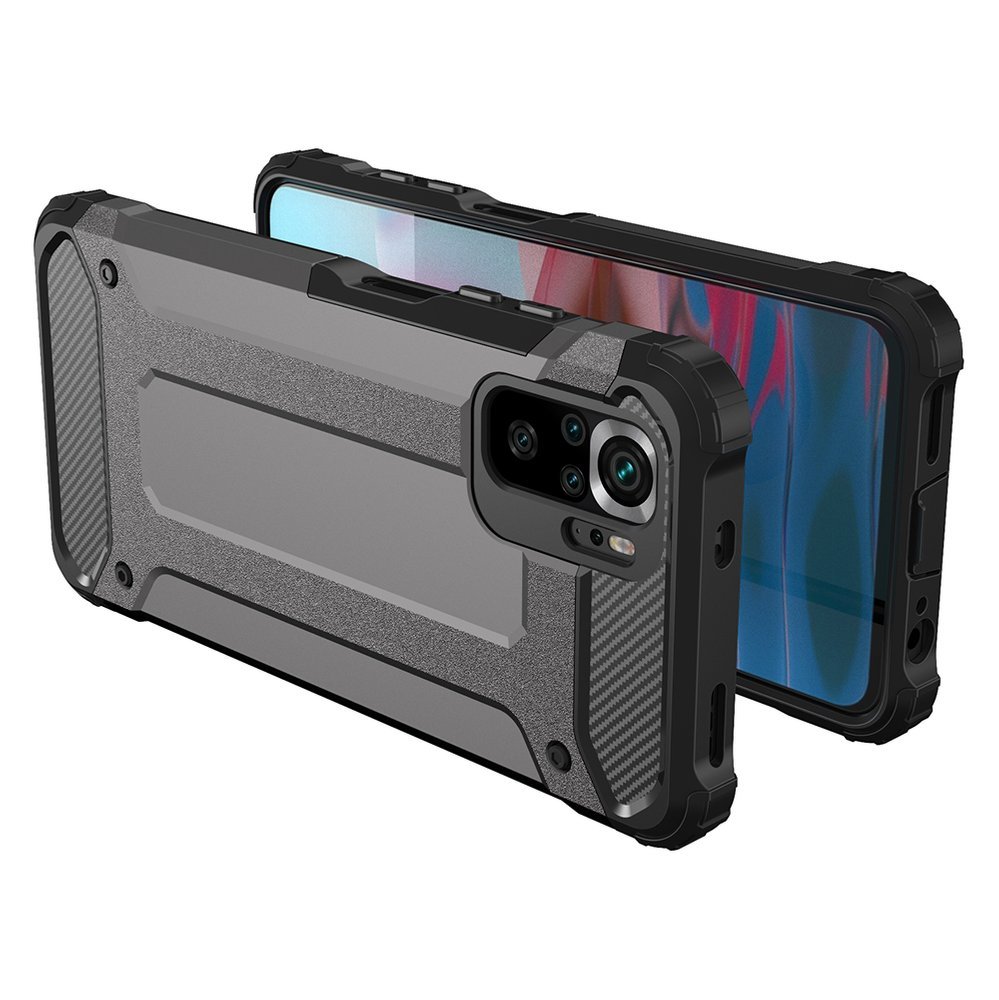 Hybrid Armor taske cover til Xiaomi Redmi Note 11 Pro + 5G / Mi11i / Poco X4 NFC 5G - sort