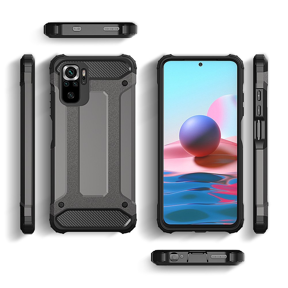 Hybrid Armor taske cover til Xiaomi Redmi Note 11 Pro + 5G / Mi11i / Poco X4 NFC 5G - sort