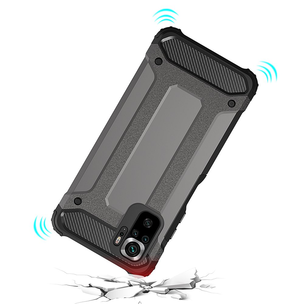 Hybrid Armor taske cover til Xiaomi Redmi Note 11 Pro + 5G / Mi11i / Poco X4 NFC 5G - sort