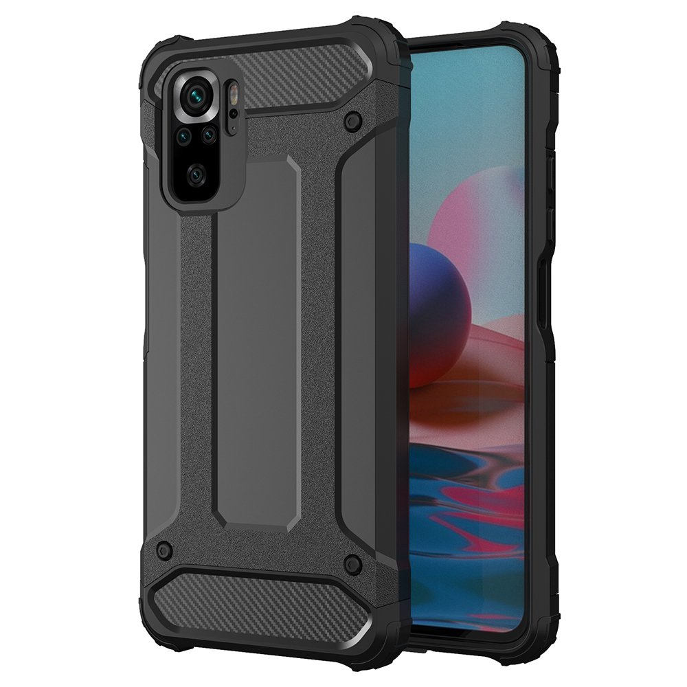 Hybrid Armor taske cover til Xiaomi Redmi Note 11 Pro + 5G / Mi11i / Poco X4 NFC 5G - sort