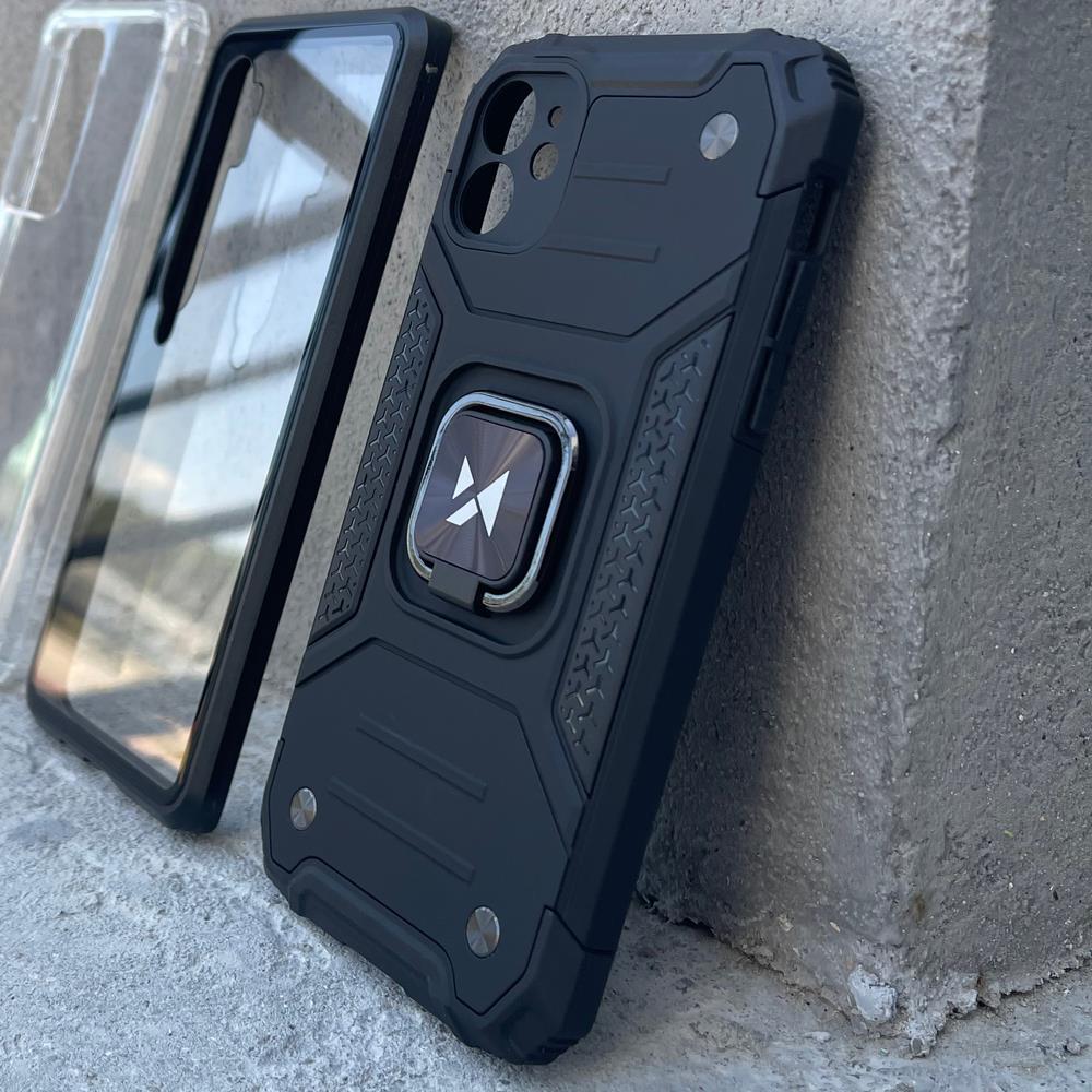 Wozinsky Ring Armor Armored Hybridfodral + Magnetiskt fäste för Samsung Galaxy A73 guld