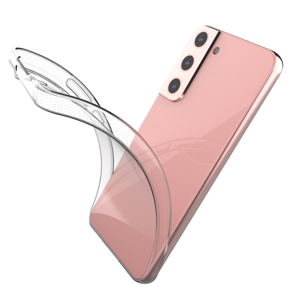 Ultraklar 0,5 mm Samsung Galaxy S22+ (S22 Plus) gel cover gennemsigtig