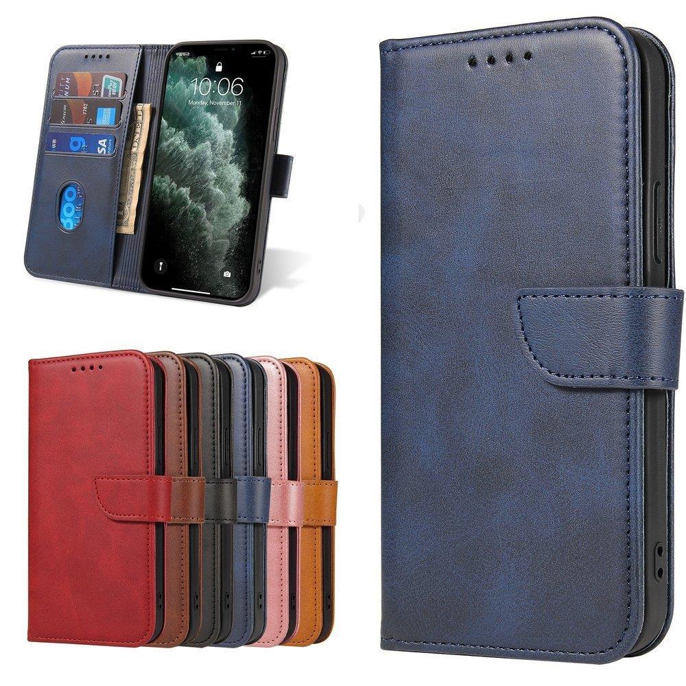 Magnet Etui elegant etui cover med klap og standerfunktion Poco M4 Pro 5G blå