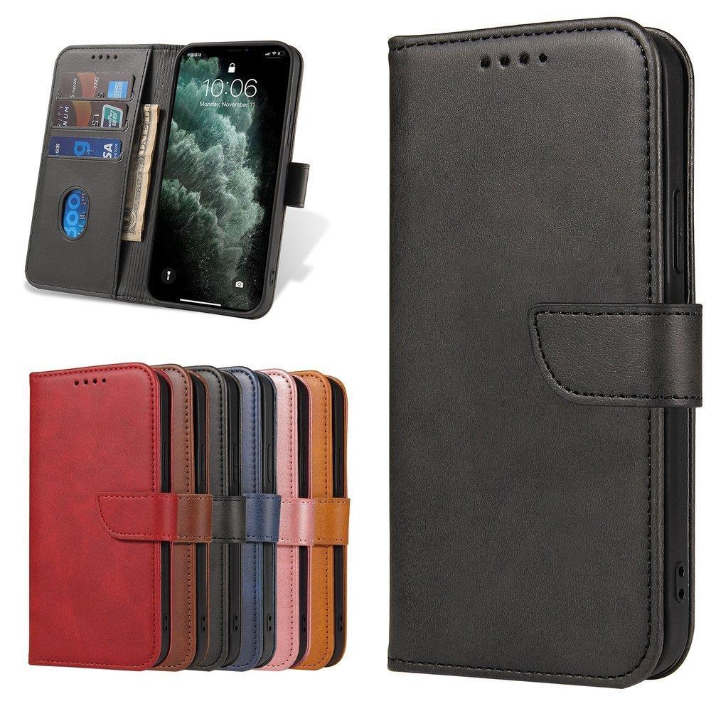 Magnet Etui elegant etui cover Huawei nova 8 sort cover med standerfunktion