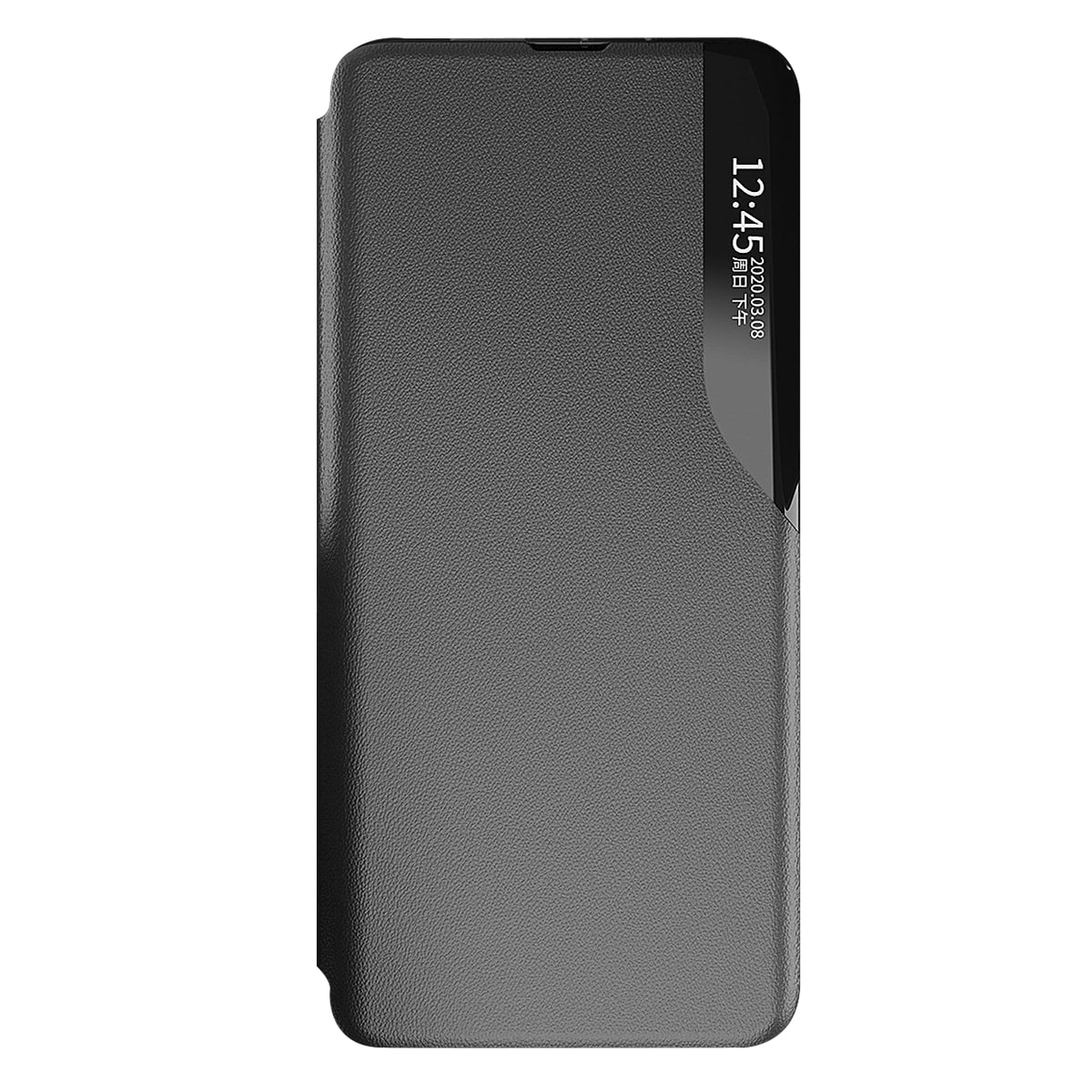 Eco Leather View Case etui med flipcover og standerfunktion til Samsung Galaxy S22+ blå