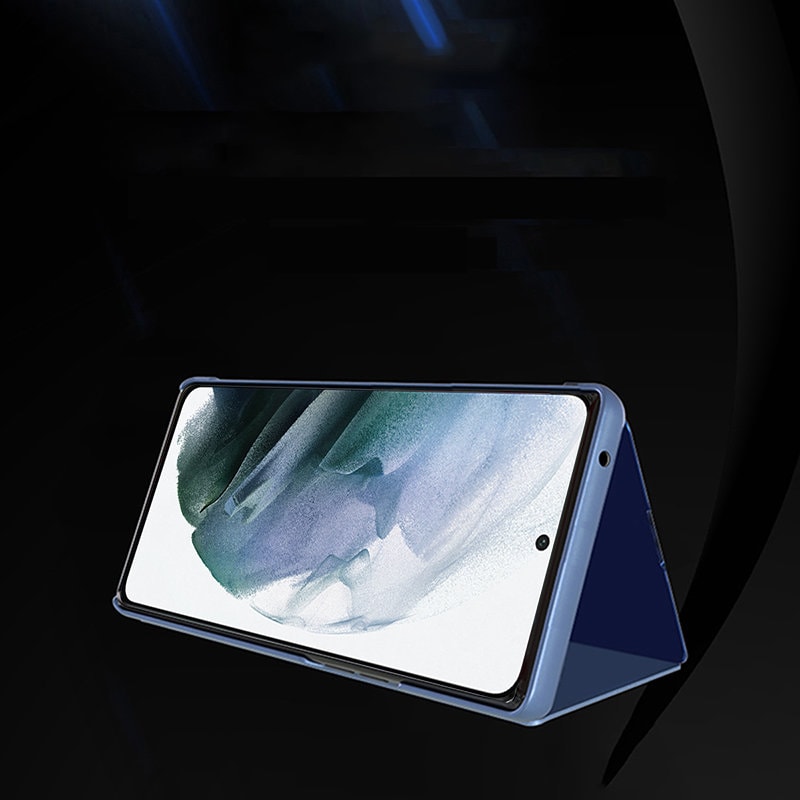 Clear View Case blåt cover til Samsung Galaxy S22 + (S22 Plus)