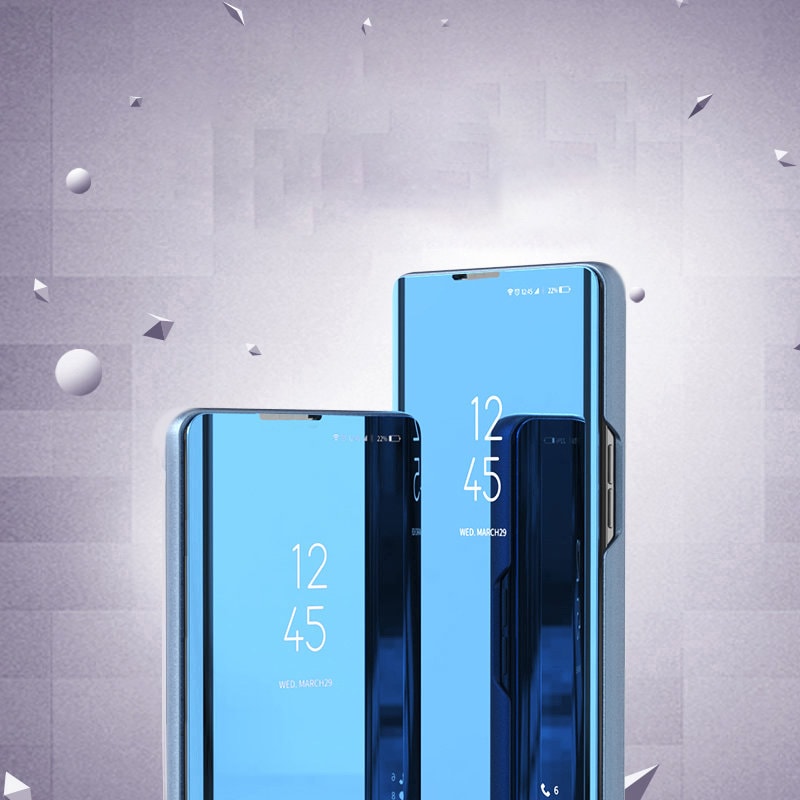 Clear View Case flip cover til Samsung Galaxy S22 + (S22 Plus) sort
