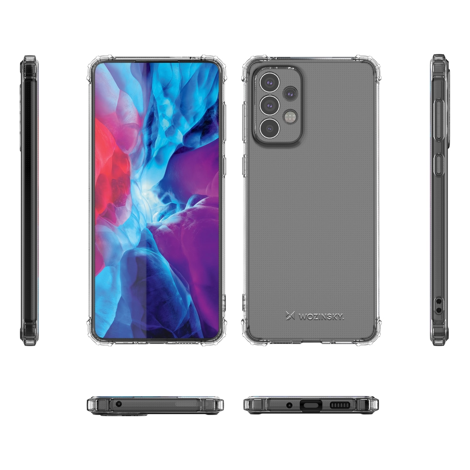 Wozinsky Anti Shock Armored Fodral för Samsung Galaxy A73 transparent