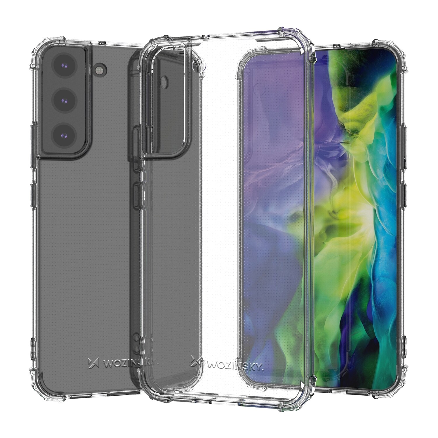 Wozinsky Anti Shock Armored Fodral för Samsung Galaxy S22 + (S22 Plus) transparent