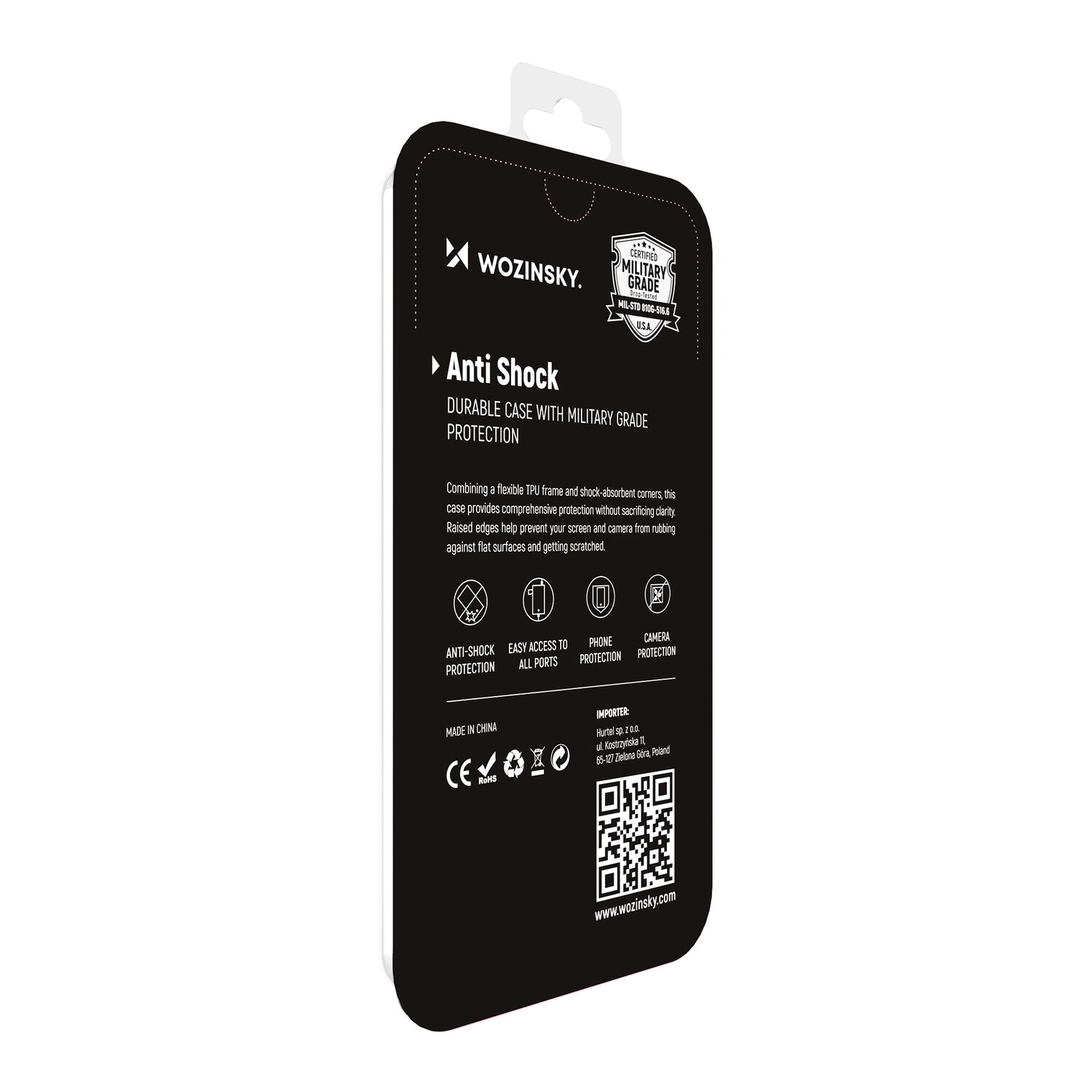 Wozinsky Anti Shock Armored Fodral för Samsung Galaxy S22 + (S22 Plus) transparent