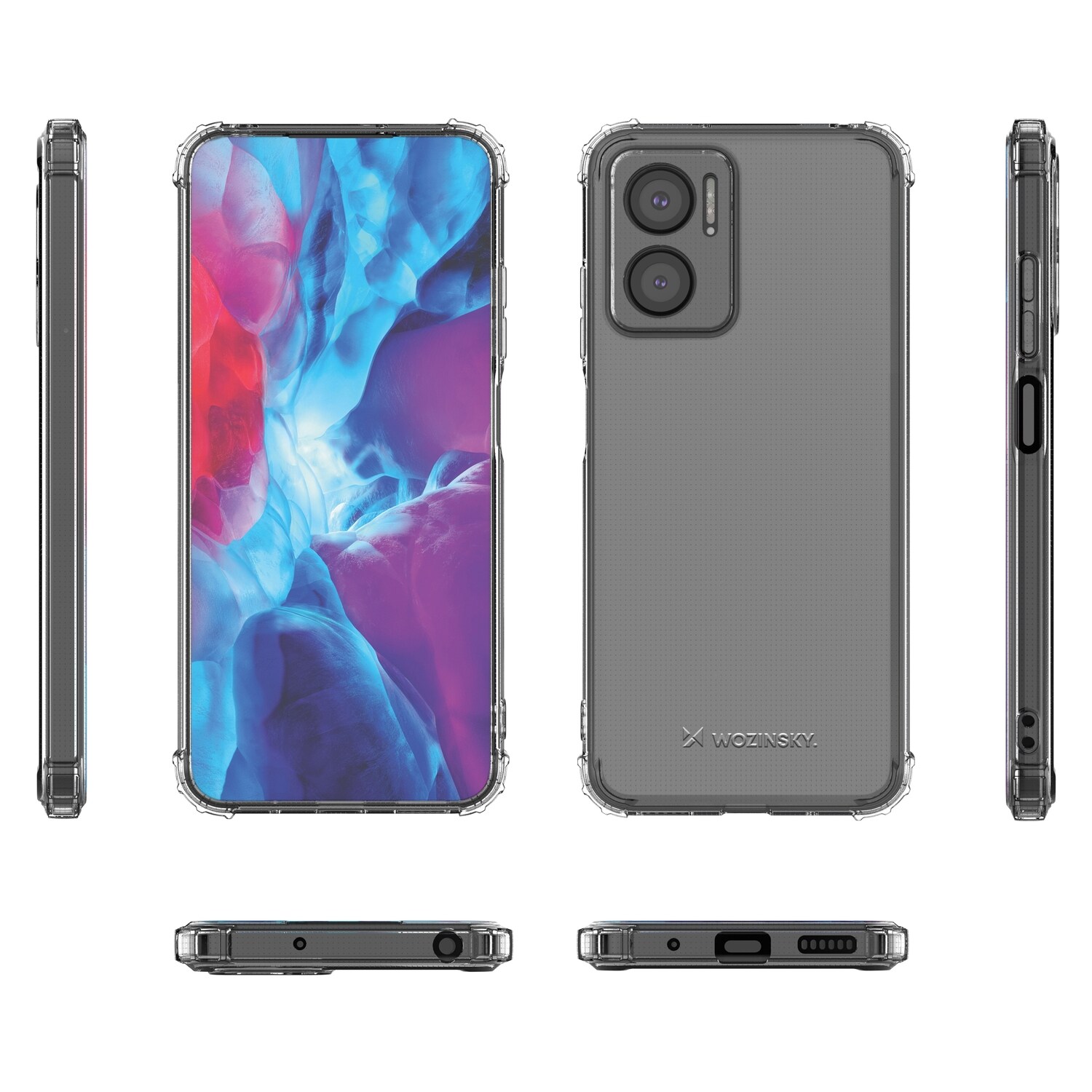 Wozinsky Anti Shock Armored Case til Xiaomi Redmi 10 transparent